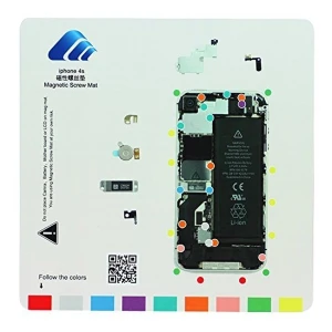 Magnetische Schrauben-Matte für iPhone 4S – praktisch und sicher