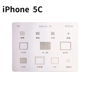 IC-Stencilplatte iPhone 5C für BGA-Reballing von Mlink