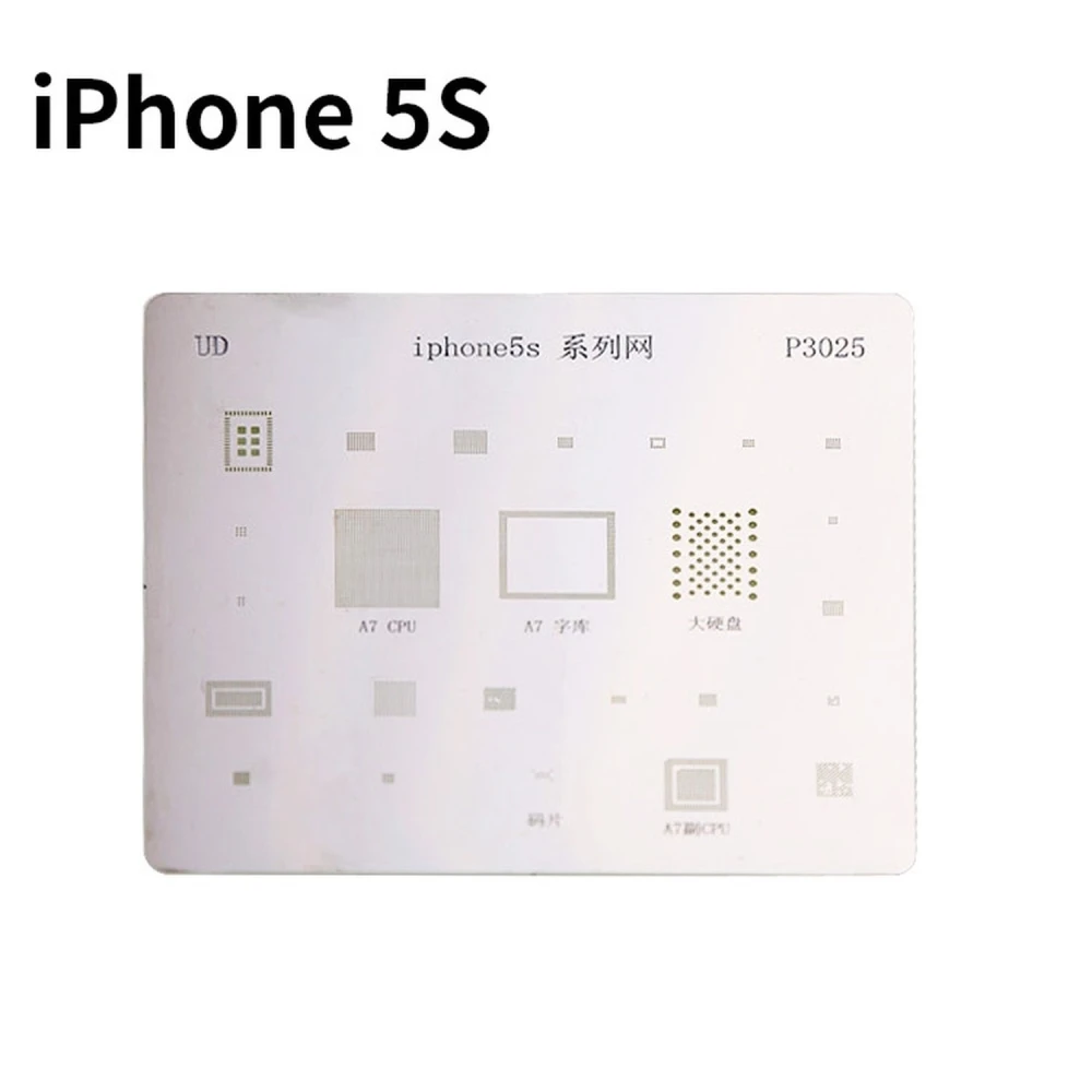IC-Stencilplatte iPhone 5S für professionelle Reparatur mit Reballing-Schablone
