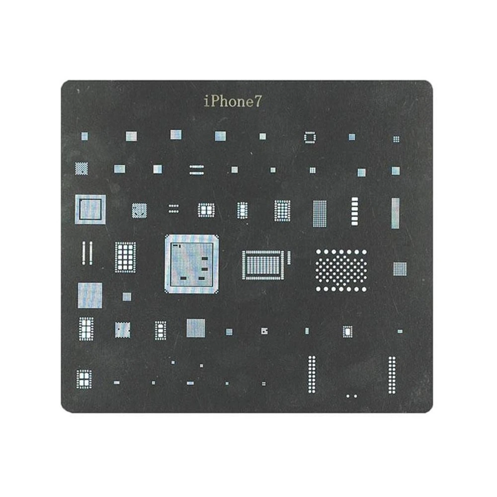 IC-Stencilplatte iPhone 7 - BGA-Reballing-Schablone für präzise Reparatur