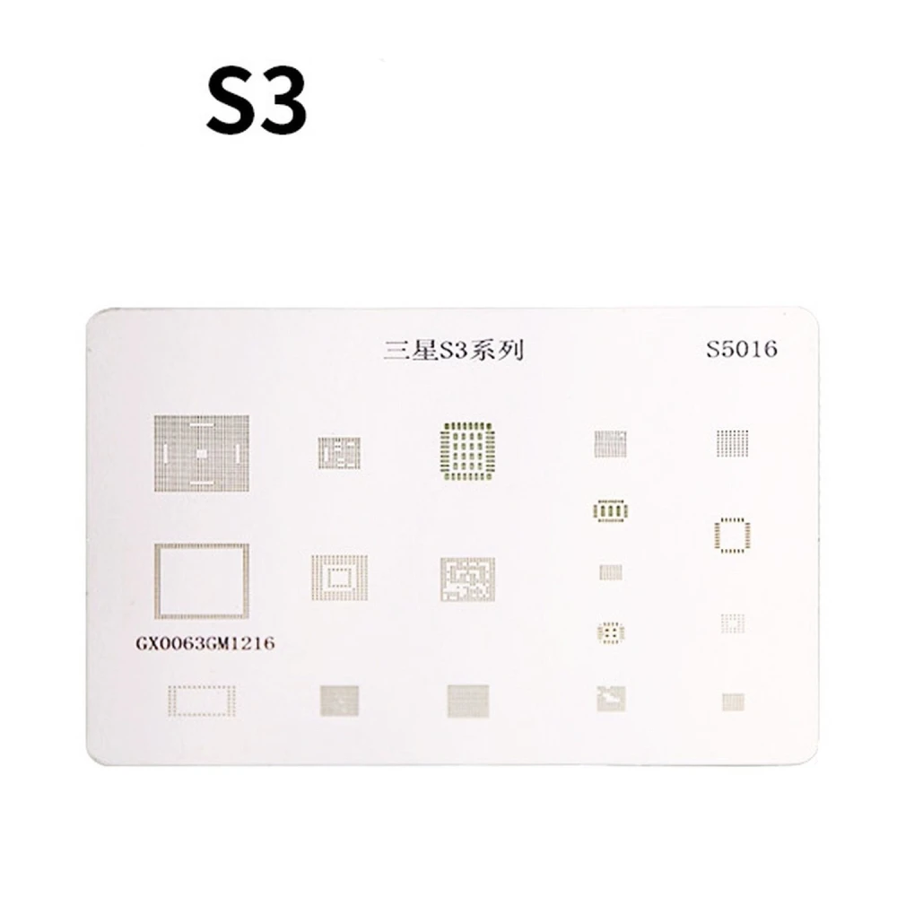 Samsung S3 IC Stencil-Platine für Reparatur und präzises BGA-Löten