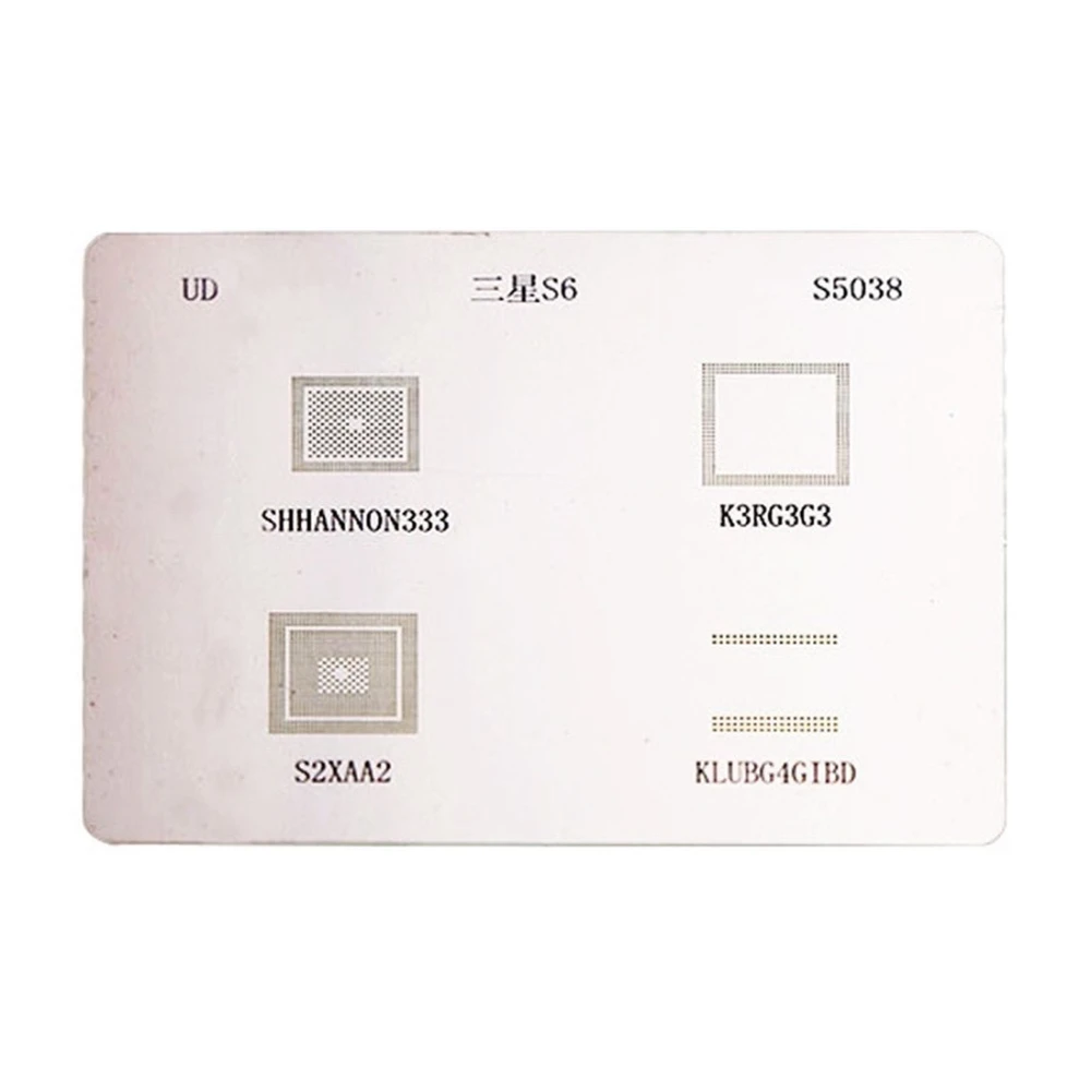 Samsung S6 IC-Stencilplatte – Reballing-Schablone für BGA-Reparatur