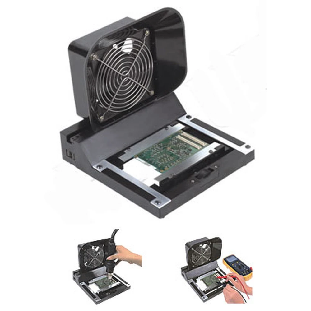Aoyue 488 SMD-Reparaturplattform mit Absaugung für professionelles Löten
