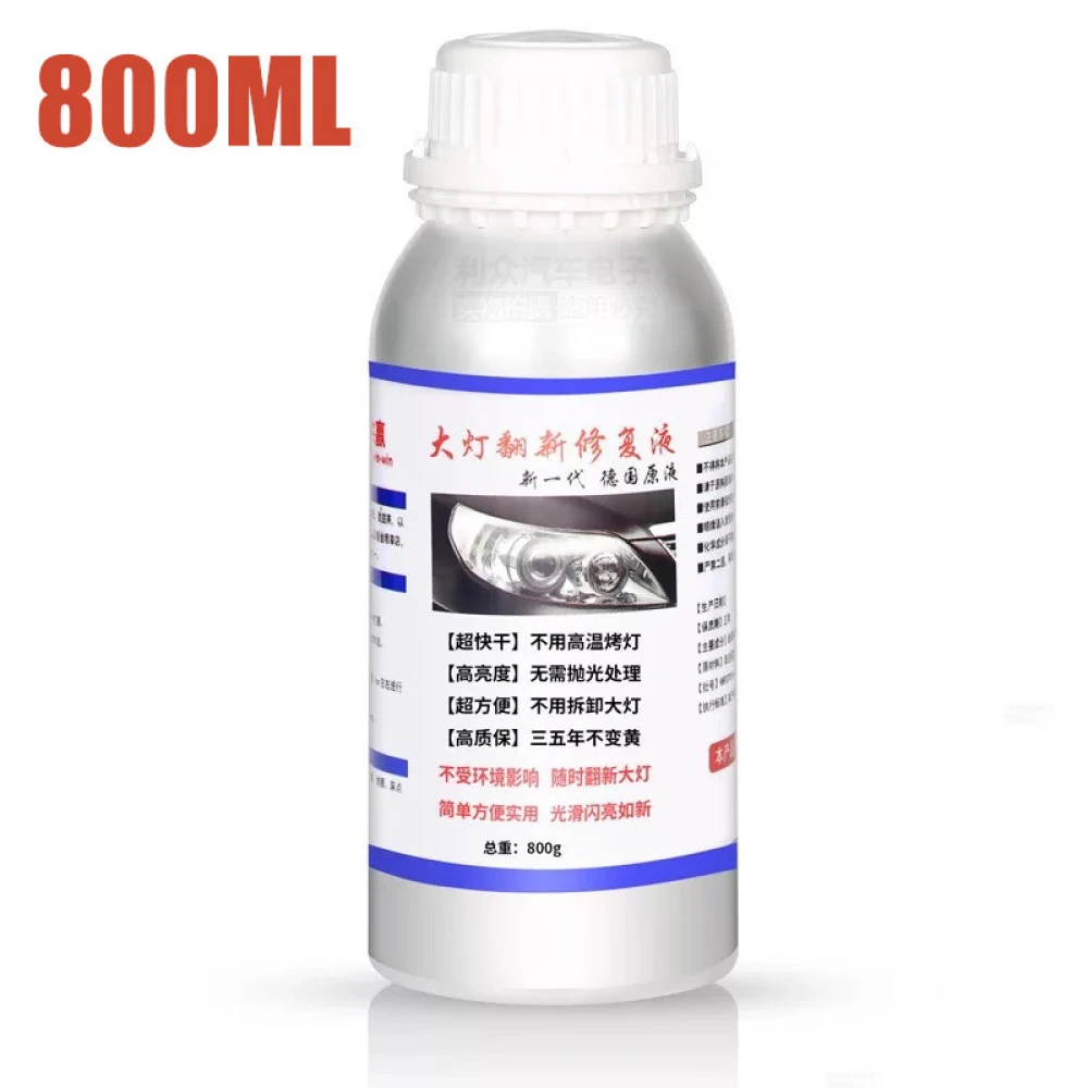 Flüssigpolymer zur Scheinwerferrestauration, 800ml TSX TOOL