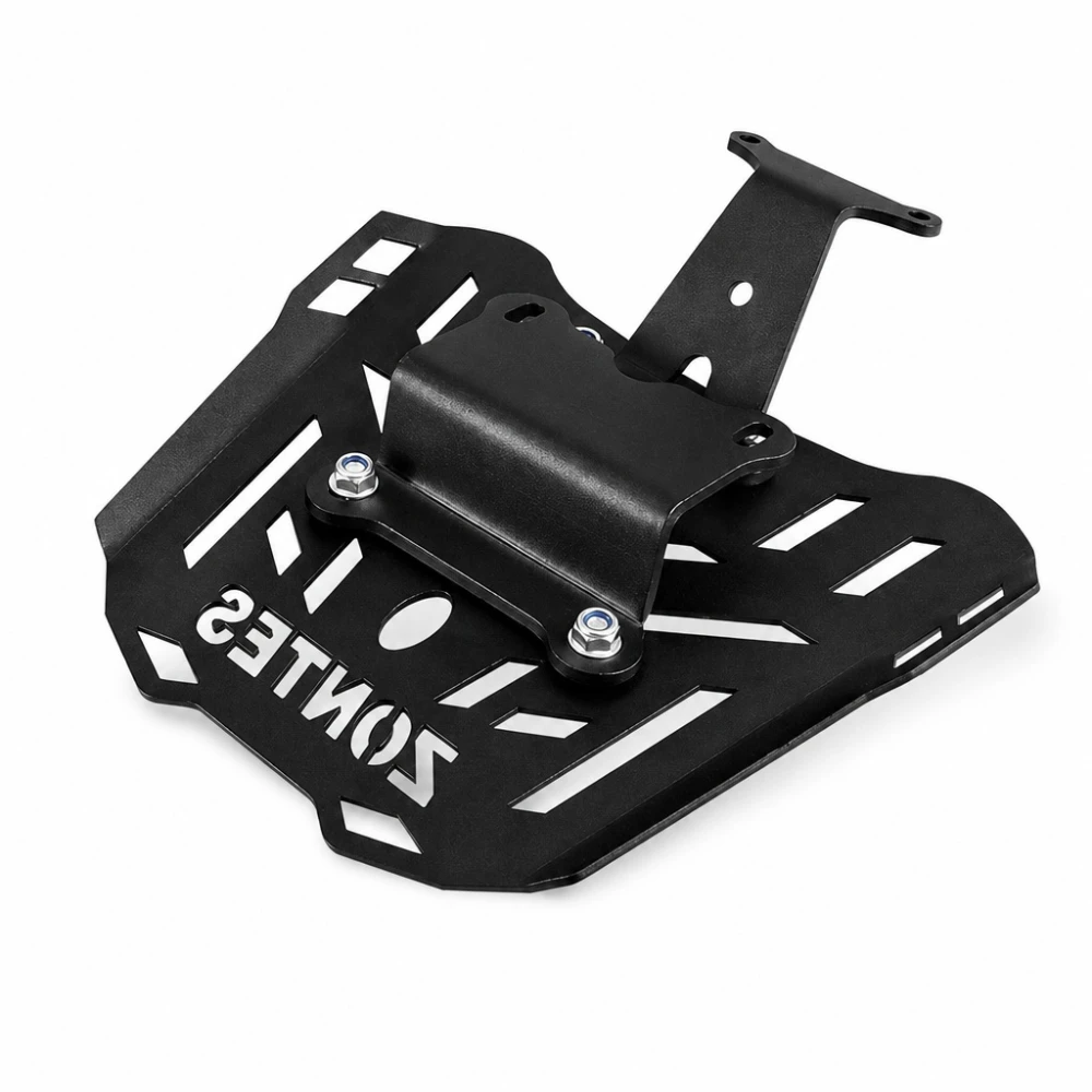 Gepäckträger Hinten Zontes 150X / 125X — Eisenträger 4 mm, Schwarz