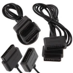 SNES-Controller-Verlängerung schwarz - Verlängerungskabel für Super Nintendo Controller