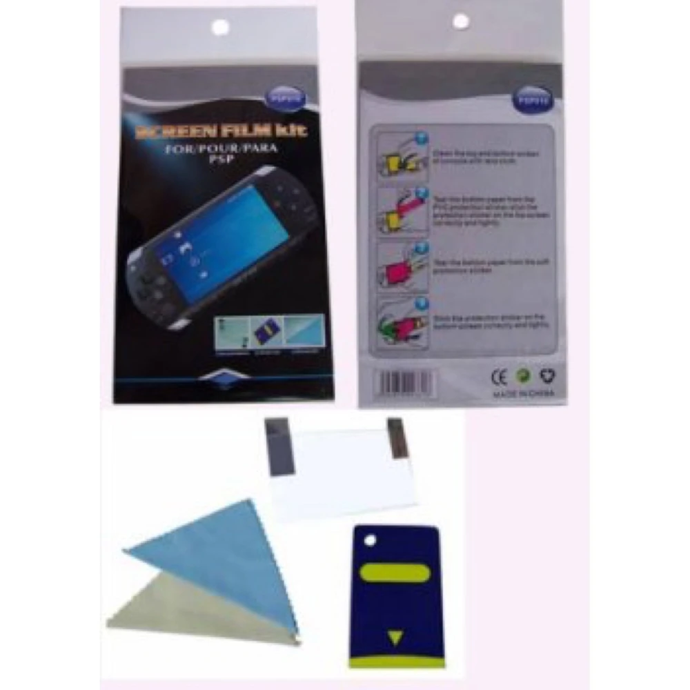PSP Displayschutz kompatibel mit PSP2000 Slim, PSP 3000 und PSP E1004 Street