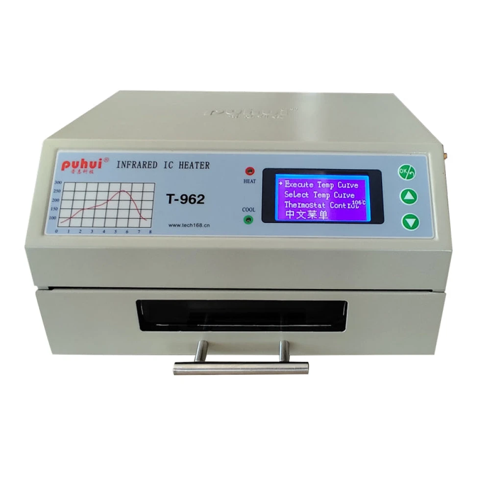 Puhui T-962 V2.0 Infrarot-Reflow-Ofen für PCB und SMD-BGA