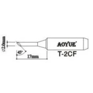 Aoyue T2CF Lötspitze Ersatz für Lötstationen