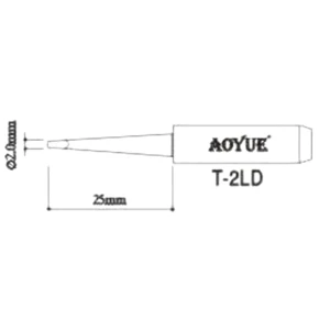Aoyue T2LD Lötkolbenspitze für Lötstationen