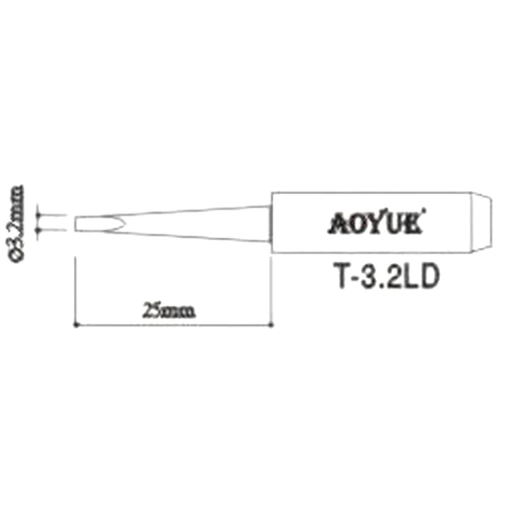 Aoyue T3,2LD Lötspitzen-Ersatz für Lötstationen