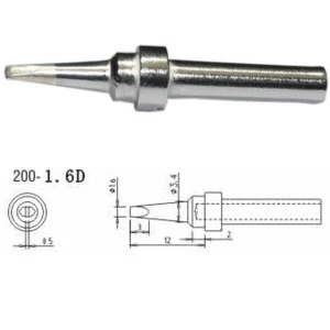 Lötspitzen-Ersatz Mlink S4 MOD 200-1,6D für HF-Stationen