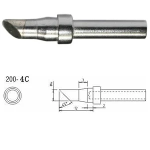 Lötspitzen-Ersatz Mlink S4 MOD 200-4C kompatibel mit Quick 203h und Atten at150d