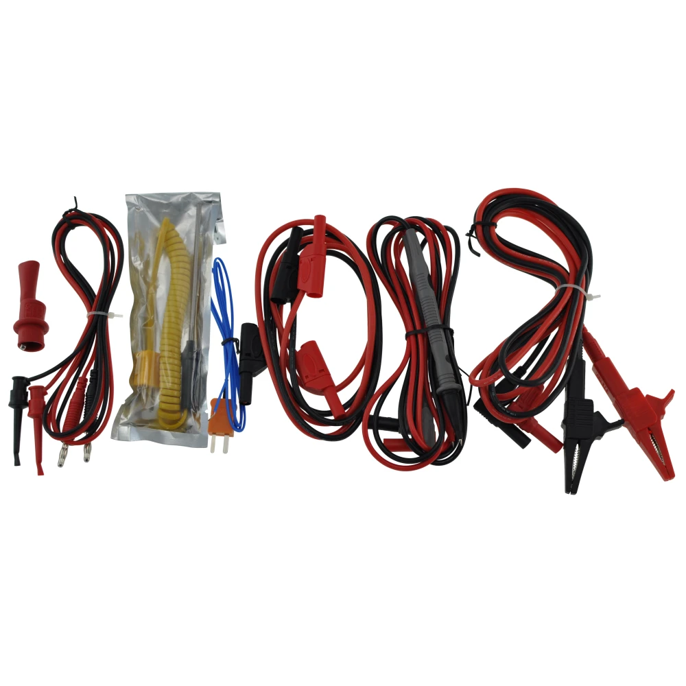 Messleitungen-Set für Multimeter und Temperaturfühler Amass
