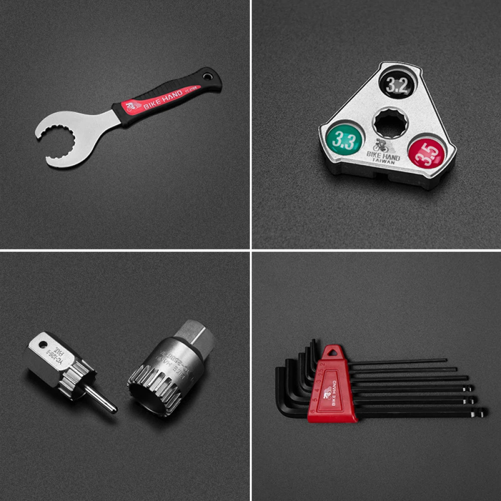 Bikehand Fahrrad-Werkzeugset 18-in-1 – Multifunktions-Set