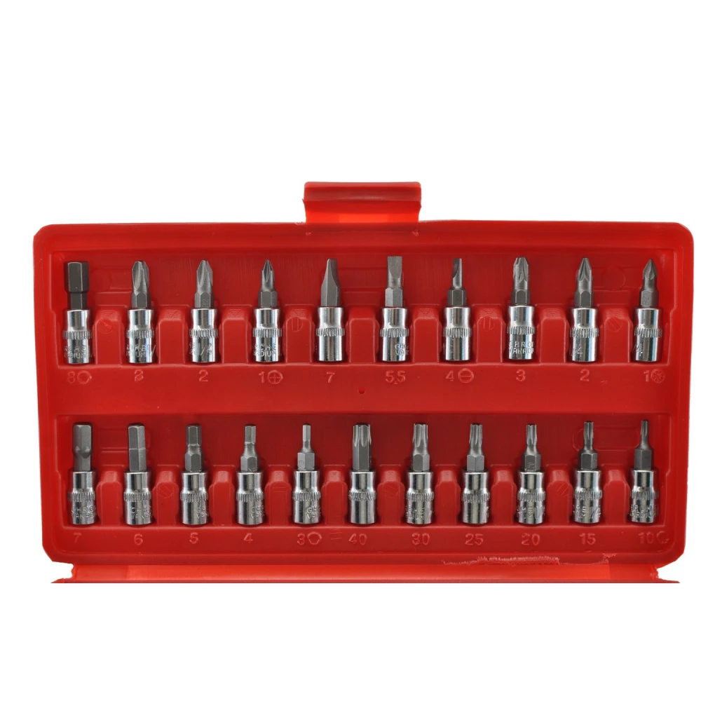 1/4 Zoll Steckschlüssel-Set 46-teilig TSX TOOL für Auto und Heimwerken