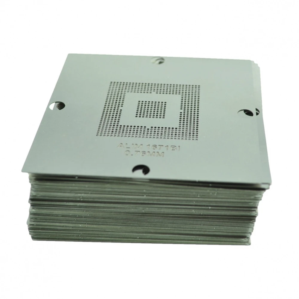 Universelles Reballing-Schablonenset MK-10 Dual Kit - 100 Stencils