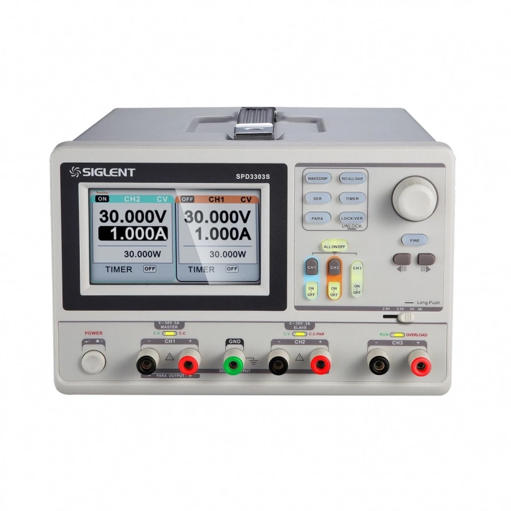 Siglent SPD3303S Laborornetzteil 0-30V, 3-fach, programmierbar mit PC-Anschluss