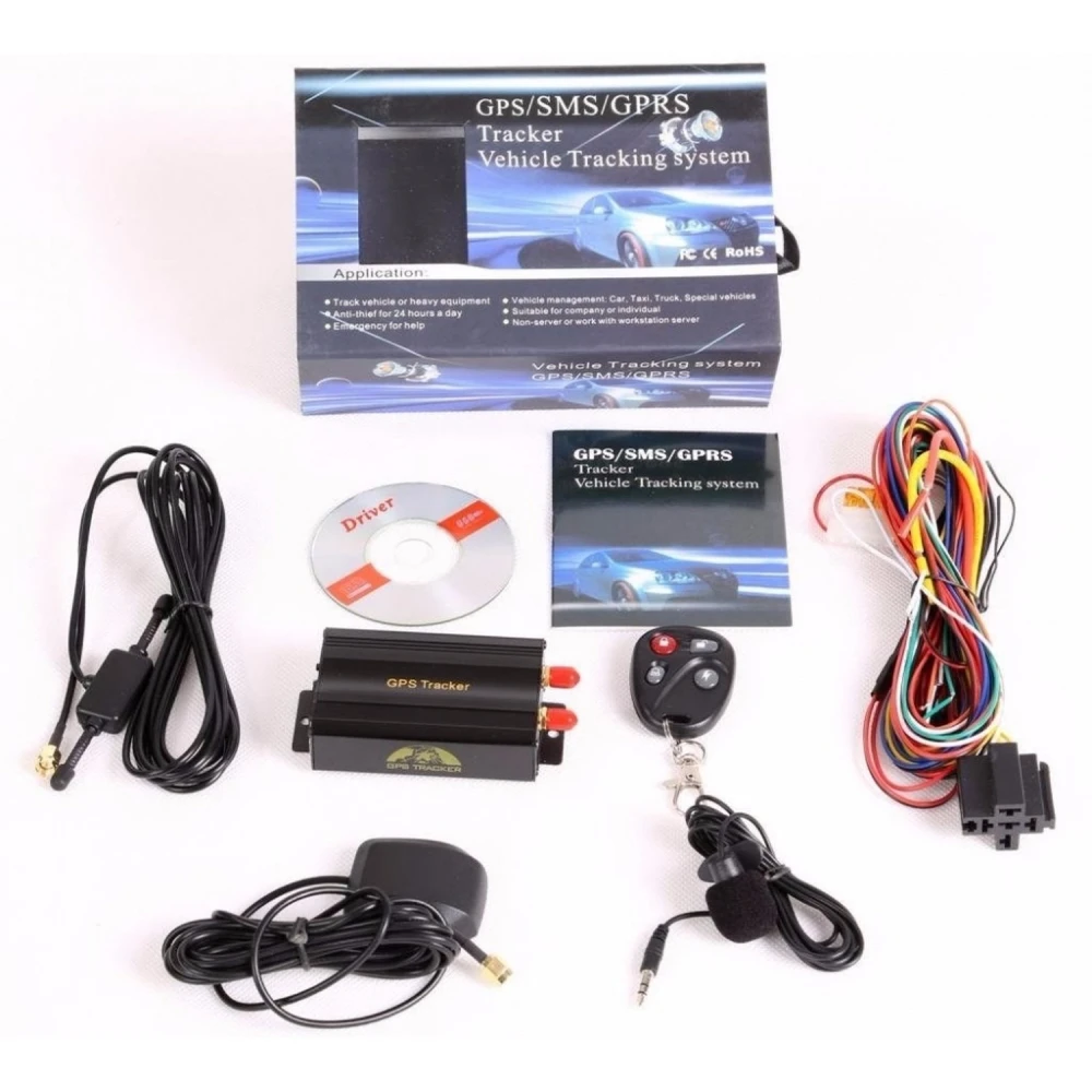 GPS-Tracking-System fürs Auto TK103B mit Alarm und Fernbedienung