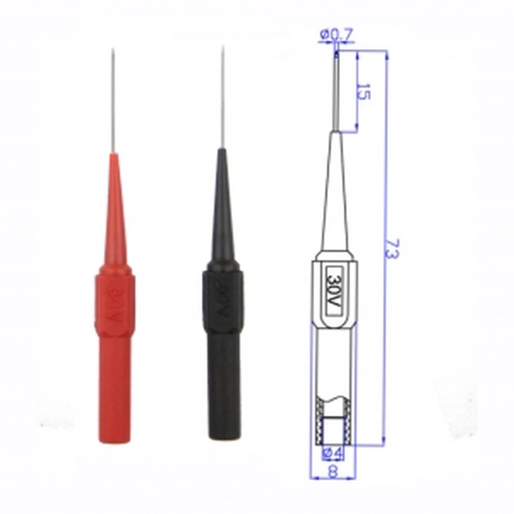 Prüfspitze 0,7 mm für Bananenstecker TP4161 von Amass