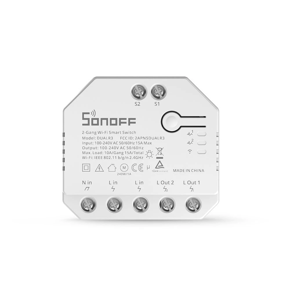 SONOFF DUAL R3 Smart-Relais mit Leistungsmessung