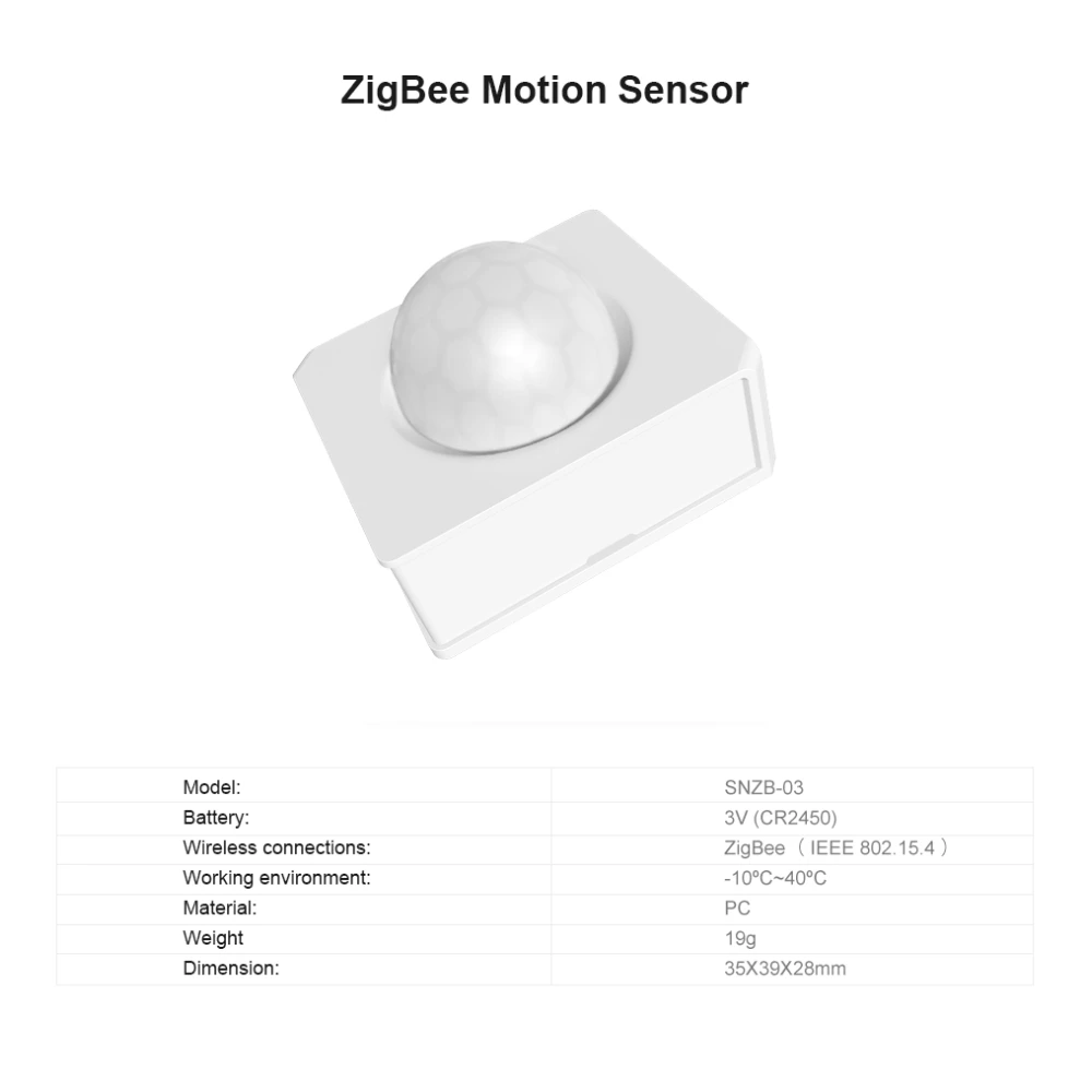 SONOFF SNZB-03 ZigBee Bewegungsmelder – smarte Steuerung