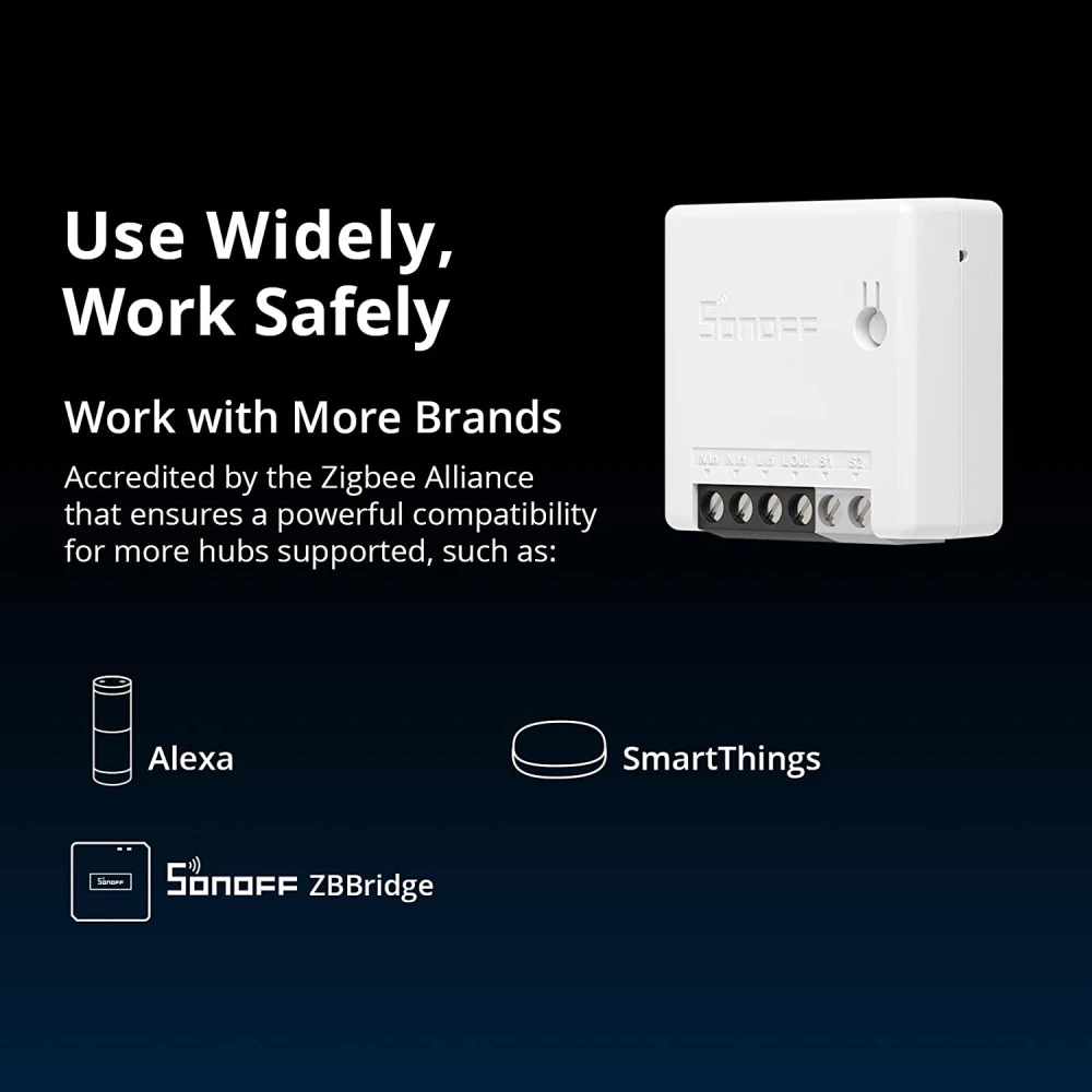 SONOFF ZBMINI ZigBee Mini-Smart-Schalter für 2-Wege-Lichtsteuerung