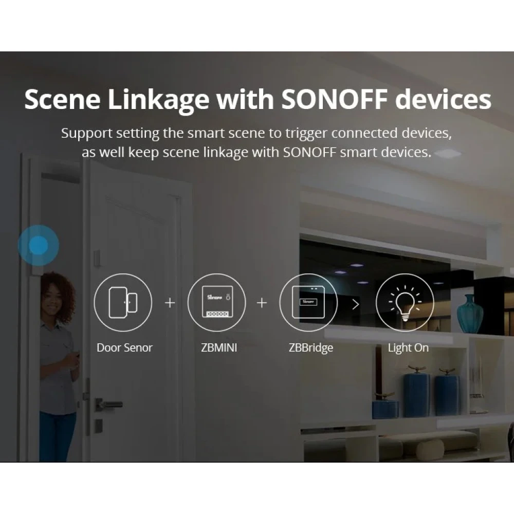 SONOFF ZBMINI ZigBee Mini-Smart-Schalter für 2-Wege-Lichtsteuerung