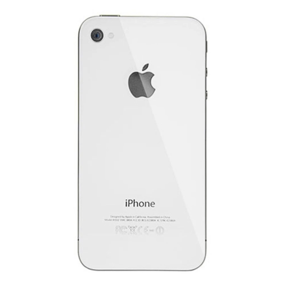 iPhone 4 Glas-Rückseite Weiß für Reparatur und Original-Ersatzteil