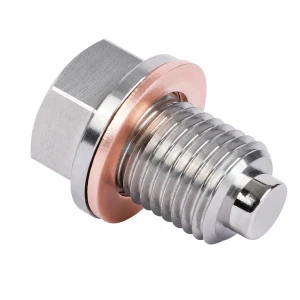 TSX TOOL Magnetischer Ölablassschrauben Edelstahl M12 x 1,5 mit Dichtung – Ölwanne Auto Motorrad