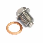 Magnetischer Ölablassschrauben Edelstahl M14 x 1,5 mit Dichtring – Ölwanne Auto Motorrad
