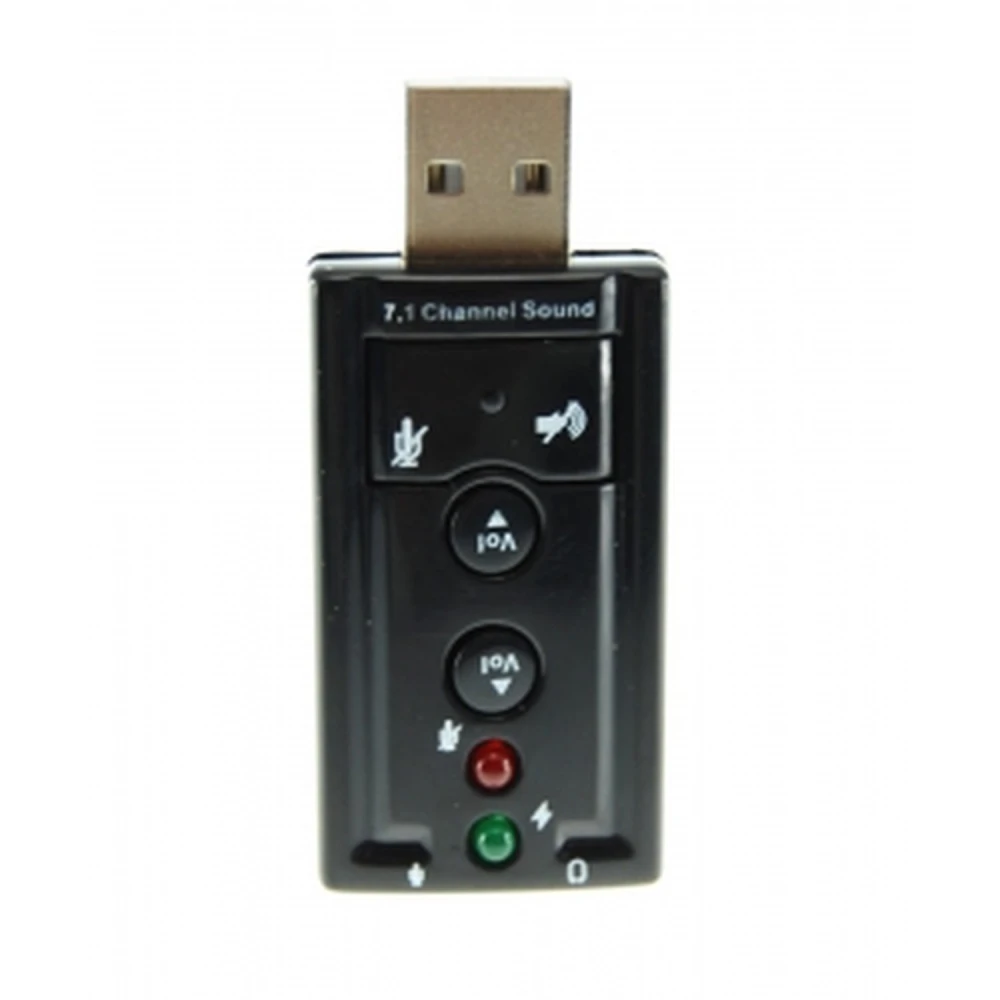 7.1 USB-Soundkarte kompatibel mit Windows, Linux und Mac