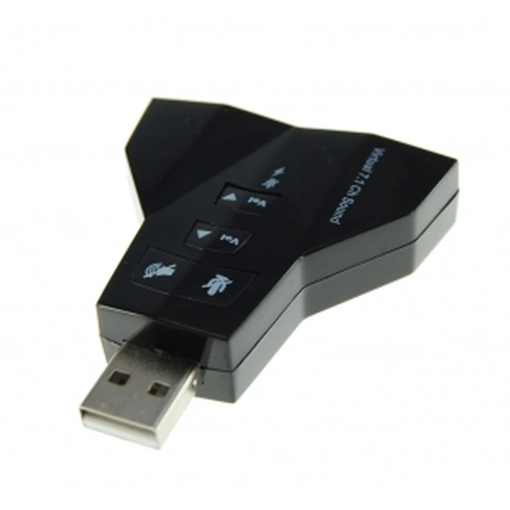 USB-Soundkarte mit 2 Ausgängen und 2 Eingängen
