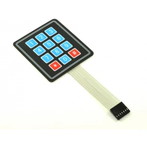 Flexibles 4x3 Matrix-Tastenfeld kompatibel mit Arduino für Elektronikprojekte