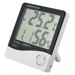 Digitales Thermo-Hygrometer und Uhr HTC1 mit Alarm und hoher Genauigkeit