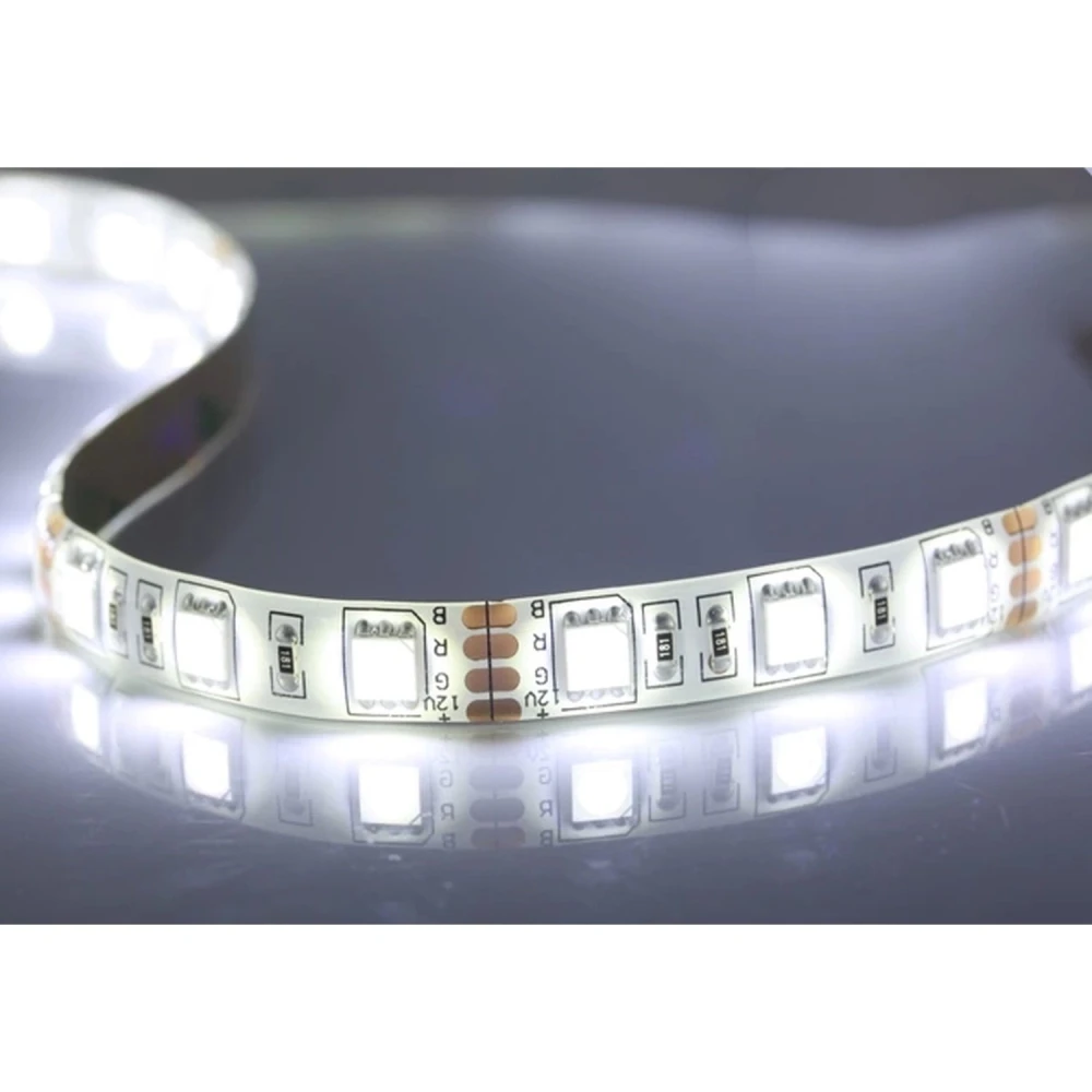 LED-Streifen 12V 5050 5 Meter Kaltweiß für Innen- und Außenbeleuchtung