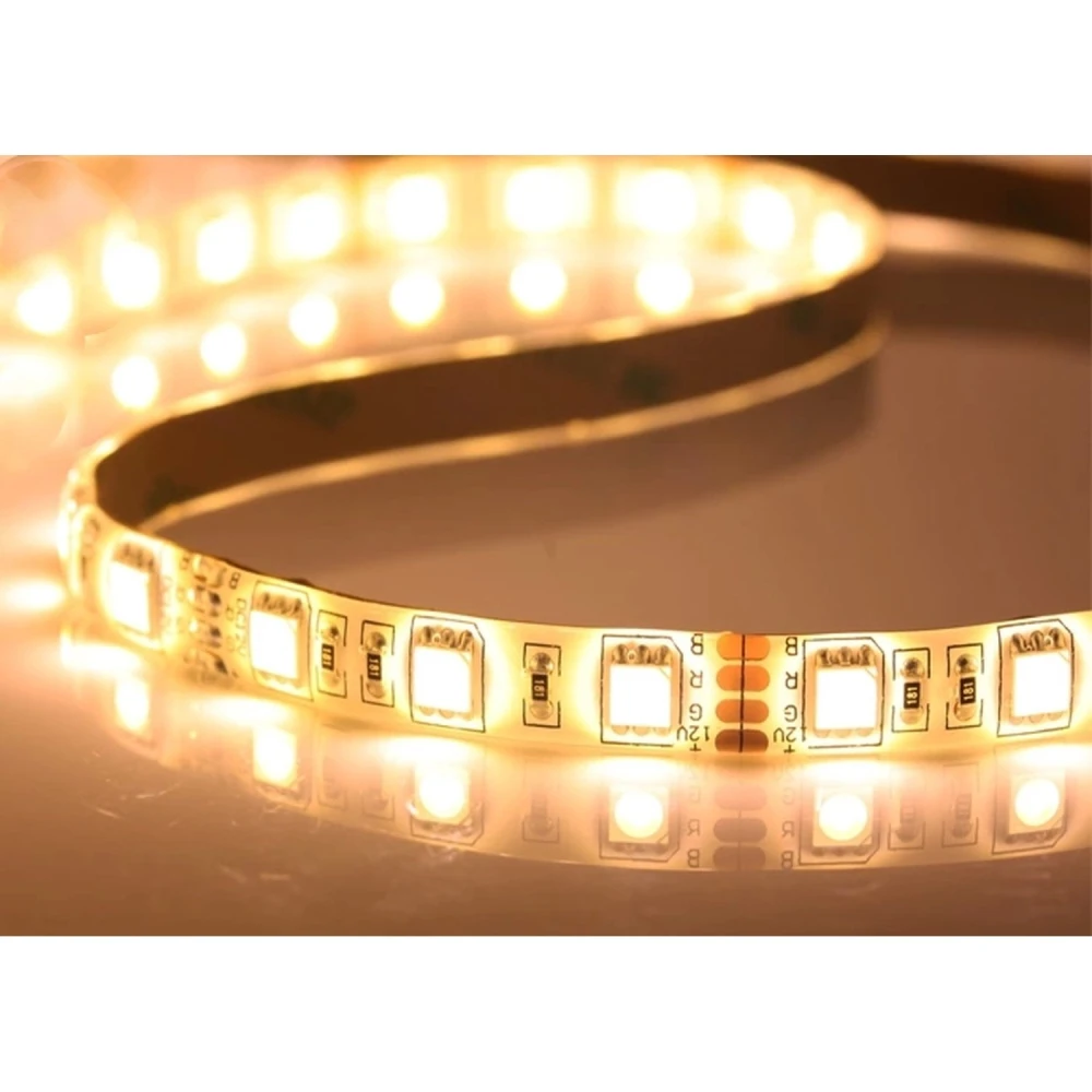 LED-Streifen 12V warmweiß 5 Meter SMD5050 60LED/m 14W für innen und außen
