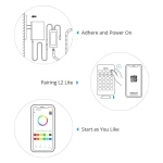 SONOFF L2 Lite 5 Meter intelligente WiFi LED-Strip mit Fernbedienung und App