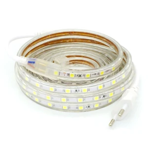 RGB LED-Streifen 220V SMD5050 mit 60 LED/m nach Maß - Fernbedienung inklusive