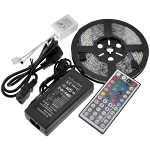RGB LED Streifen 5m 300 SMD 5050 mit Fernbedienung