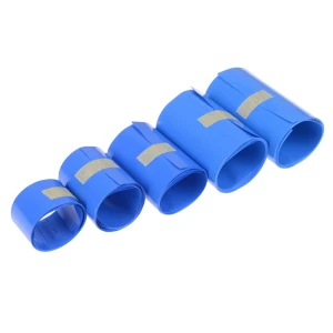 PVC Schrumpfschlauch für Batteriepack 1m x 280mm x 0.15mm Blau