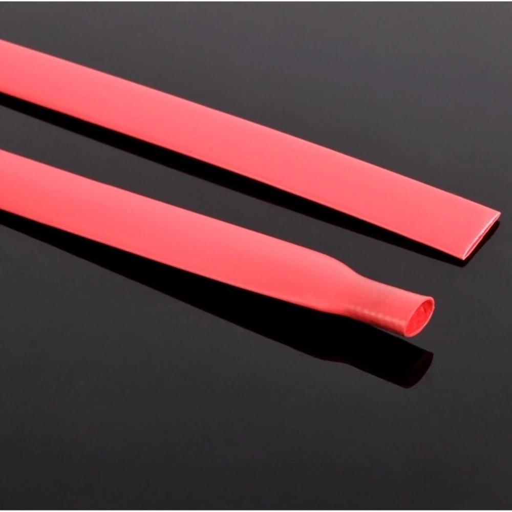 Rotes Schrumpfschlauch 8mm pro Meter für Elektronik und Löten