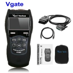 Pantalla LCD de 3 pulgadas del escáner Vgate Maxiscan Vs890 mostrando datos