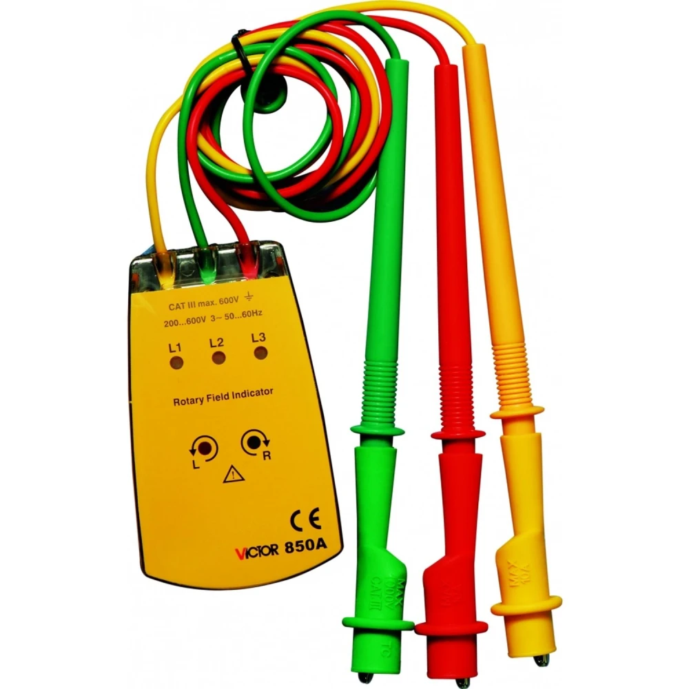 Victor VC850A Drehfeldprüfer und Motor-Drehrichtungsprüfer
