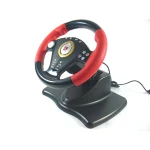 Kompatibles Rennlenkrad mit Gängen und Pedalen für PS3, PS2 und PC
