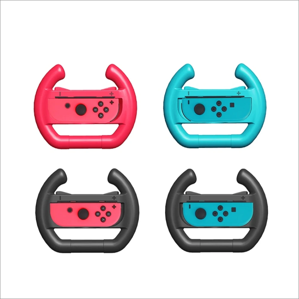 Accesorio volante rosa turquesa compatible con Joy-Con Nintendo Switch