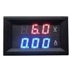 Digitales Einbau-Volt- und Amperemeter rot 4.5-100V 0-10A