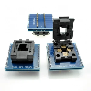 Programmier-Sockel mit einfacher Einsetzung TQFP44/LQFP44 auf DIP40 kompatibel Satkit