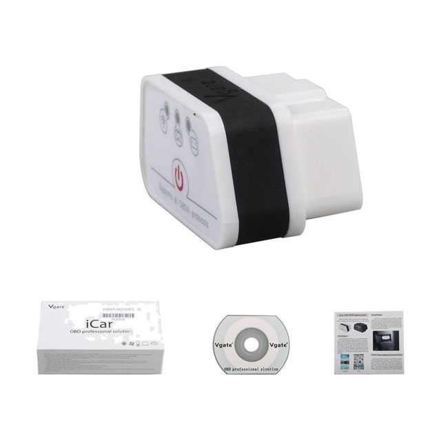 Vgate iCar2 WiFi mit Verpackung, CD und Anleitung